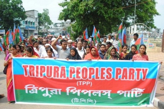  Tripura Peopleâ€™s Party staged rally for upcoming TTAADC Election